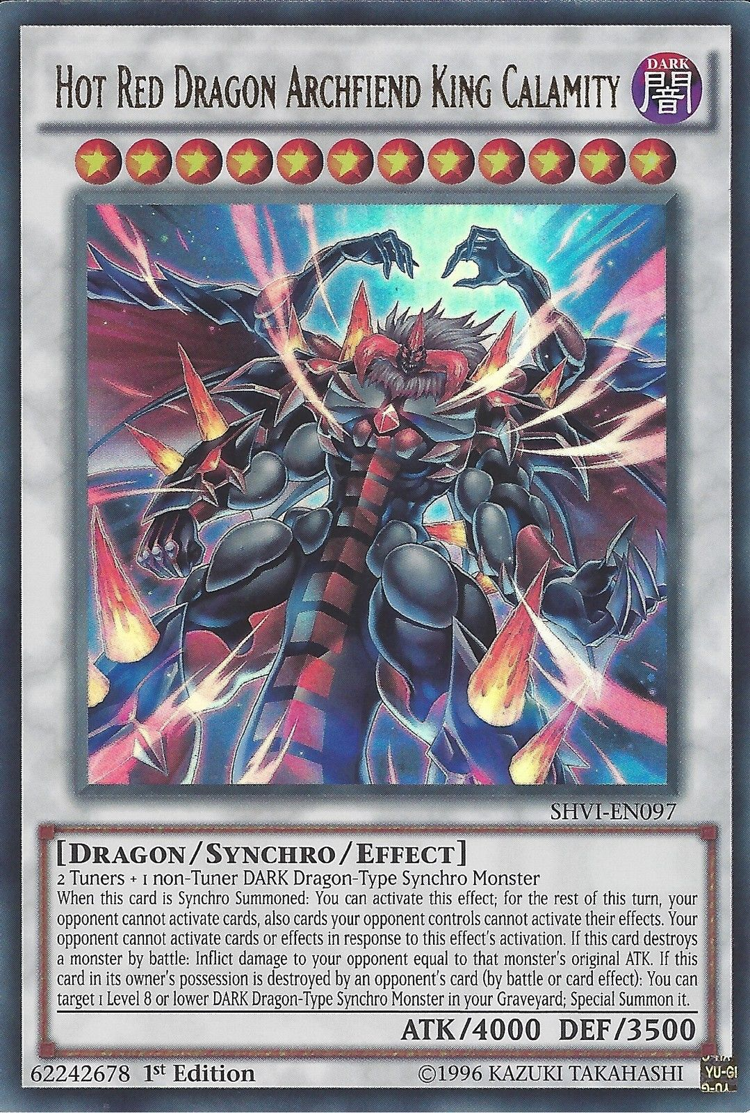 Hot Red Dragon Archfiend King Calamity [SHVI-EN097] Ultra Rare | Chromatic Games