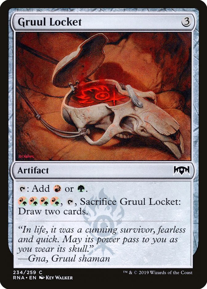 Gruul Locket [Ravnica Allegiance] | Chromatic Games