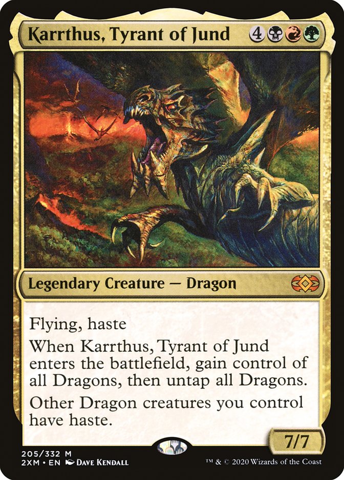 Karrthus, Tyrant of Jund [Double Masters] | Chromatic Games