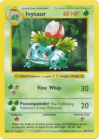 Ivysaur [Base Set (Shadowless)] | Chromatic Games