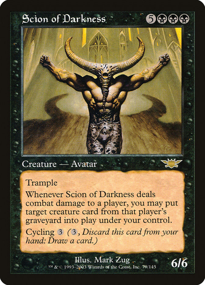 Scion of Darkness [Legions] | Chromatic Games