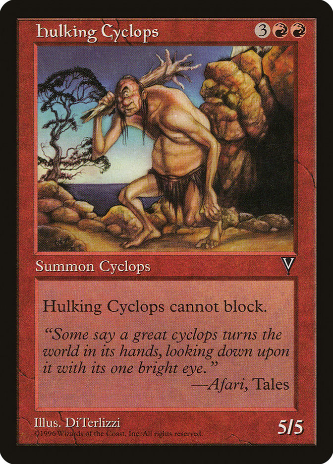 Hulking Cyclops [Visions] | Chromatic Games