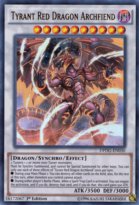 Tyrant Red Dragon Archfiend [DPDG-EN030] Ultra Rare | Chromatic Games