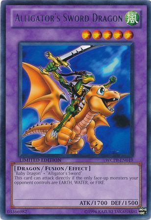 Alligator's Sword Dragon [WCPP-EN019] Rare | Chromatic Games