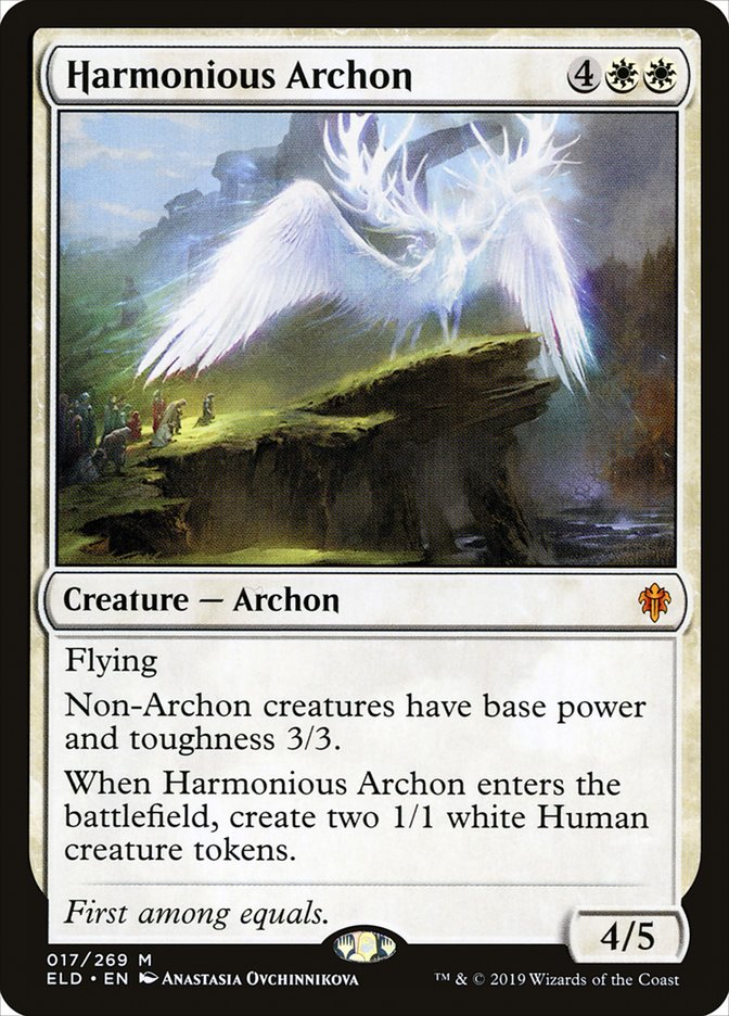 Harmonious Archon [Throne of Eldraine] | Chromatic Games