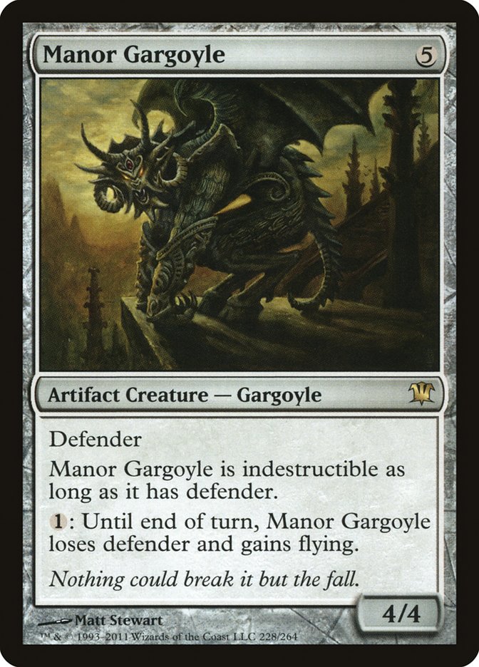 Manor Gargoyle [Innistrad] | Chromatic Games