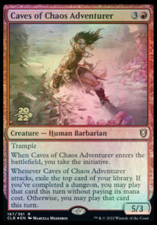 Caves of Chaos Adventurer [Commander Legends: Battle for Baldur's Gate Prerelease Promos] | Chromatic Games