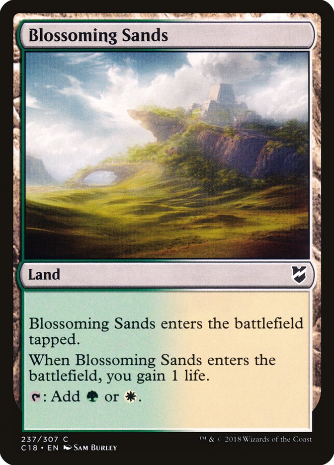 Blossoming Sands [Commander 2018] | Chromatic Games