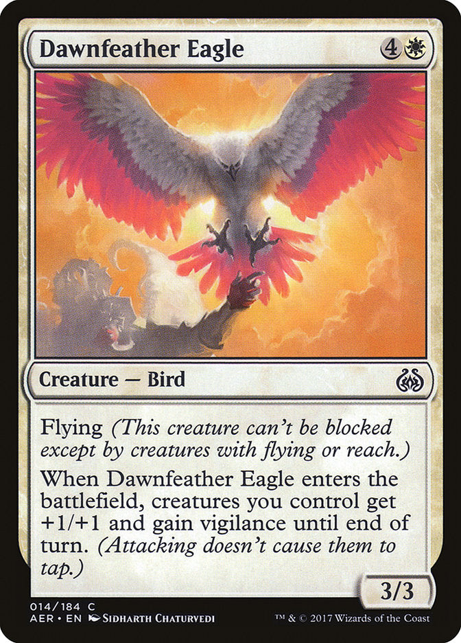 Dawnfeather Eagle (Intro Pack) [Aether Revolt Promos] | Chromatic Games