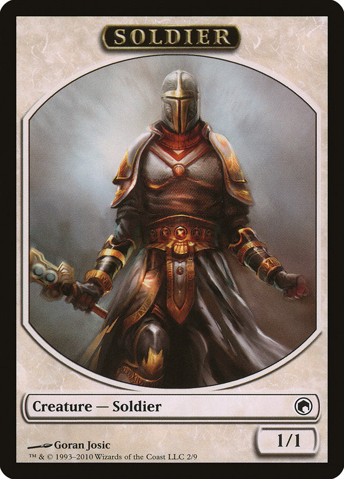 Soldier Token [Scars of Mirrodin Tokens] | Chromatic Games