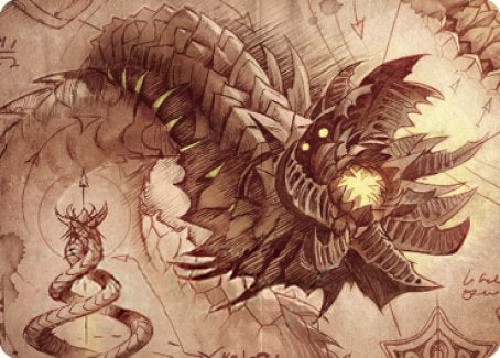 Wurmcoil Engine Art Card [The Brothers' War Art Series] | Chromatic Games