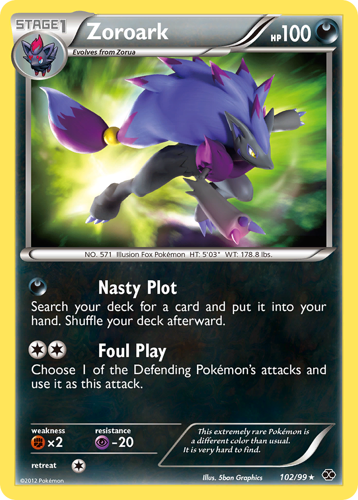 Zoroark (102/99) [Black & White: Next Destinies] | Chromatic Games