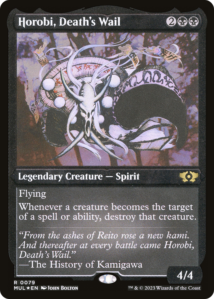 Horobi, Death's Wail (Foil Etched) [Multiverse Legends] | Chromatic Games