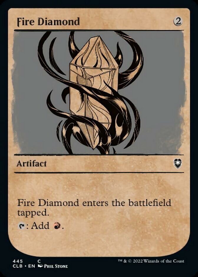 Fire Diamond (Showcase) [Commander Legends: Battle for Baldur's Gate] | Chromatic Games