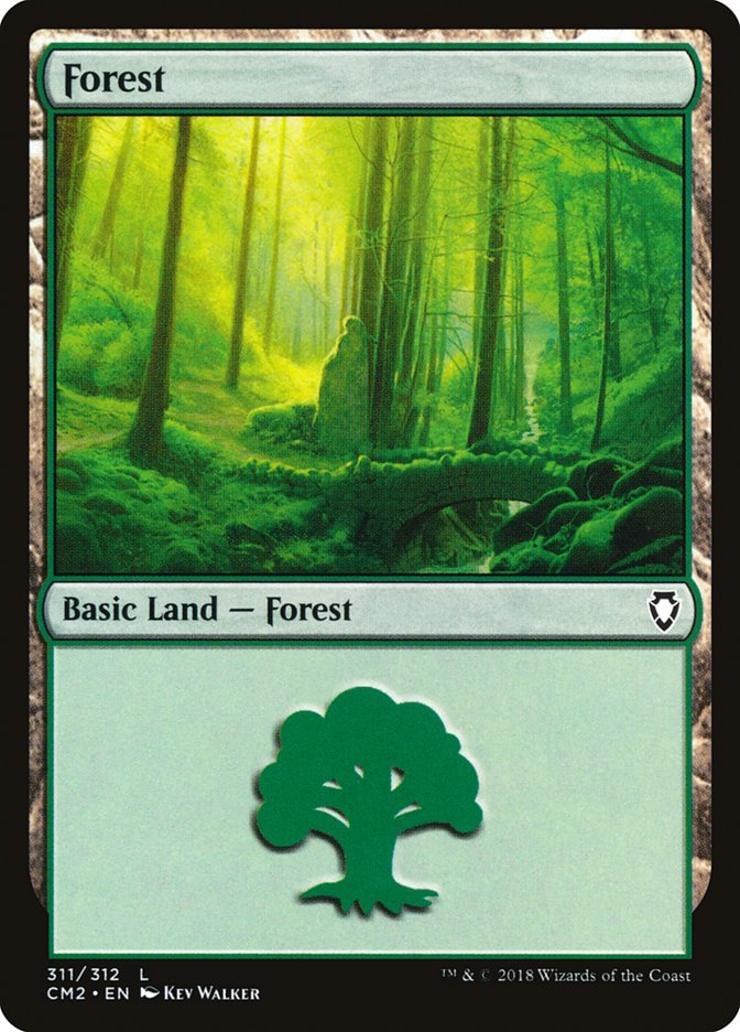 Forest (311) [Commander Anthology Volume II] | Chromatic Games