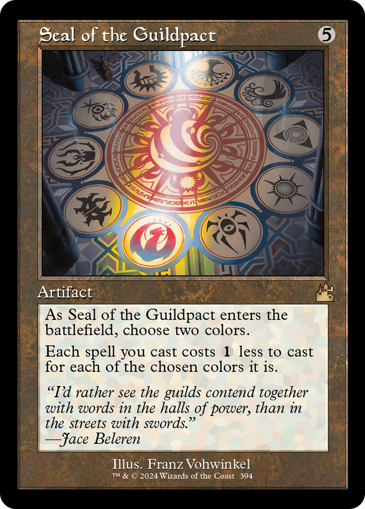 Seal of the Guildpact (Retro Frame) [Ravnica Remastered] | Chromatic Games