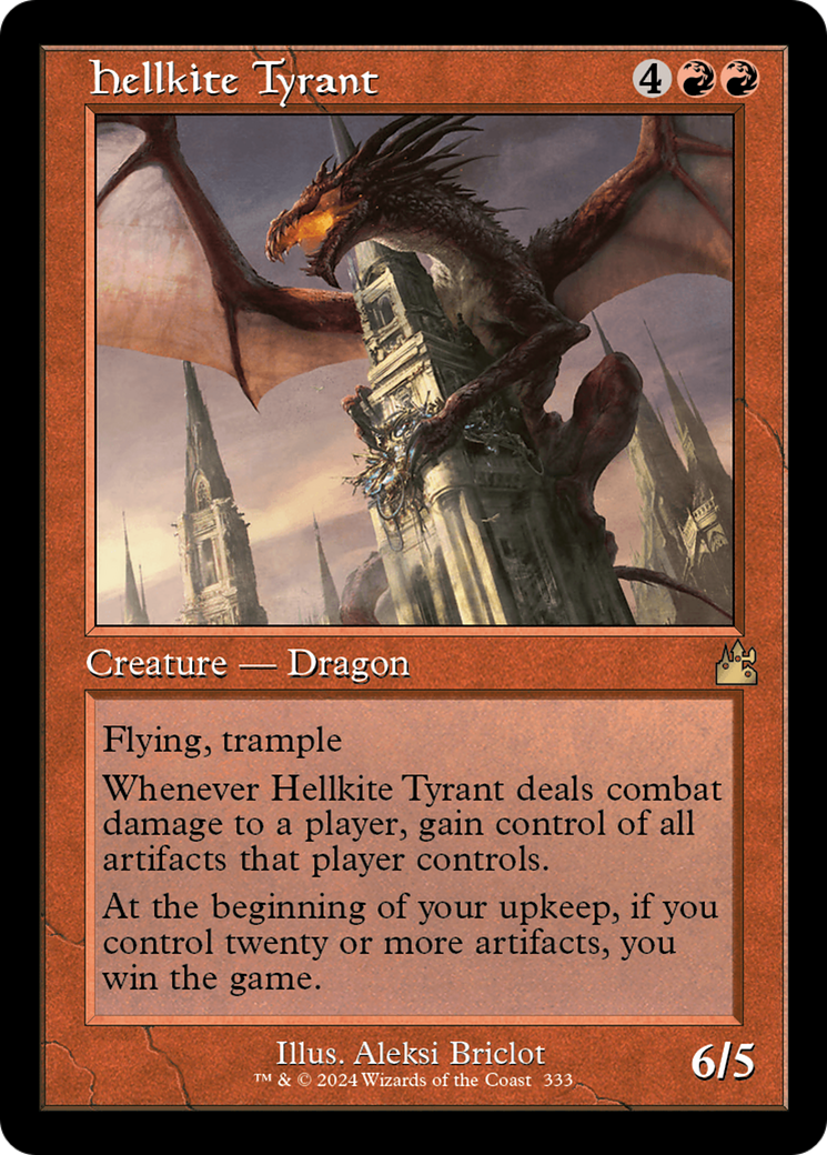 Hellkite Tyrant (Retro Frame) [Ravnica Remastered] | Chromatic Games