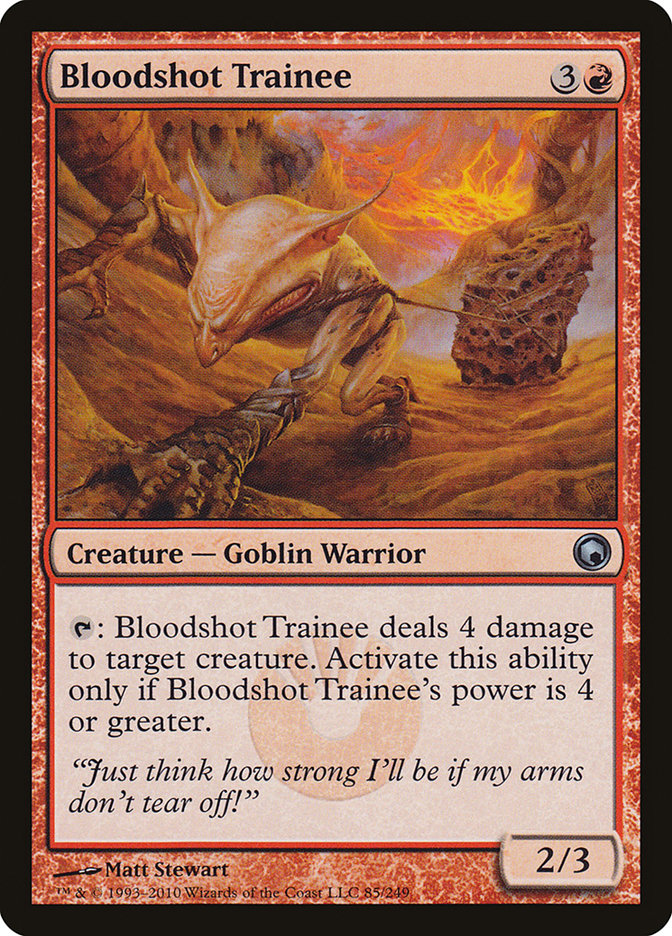 Bloodshot Trainee [Scars of Mirrodin] | Chromatic Games