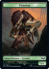 Tyranid (17) // Tyranid Warrior Double-Sided Token [Warhammer 40,000 Tokens] | Chromatic Games