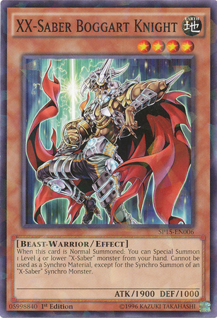 XX-Saber Boggart Knight [SP15-EN006] Shatterfoil Rare | Chromatic Games