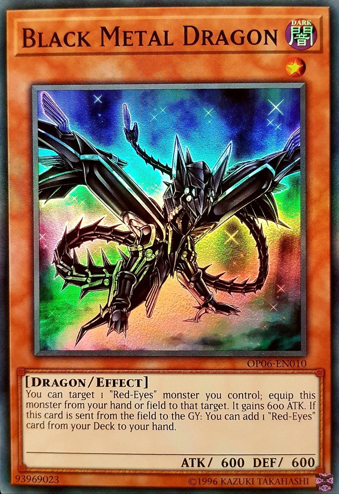 Black Metal Dragon [OP06-EN010] Super Rare | Chromatic Games