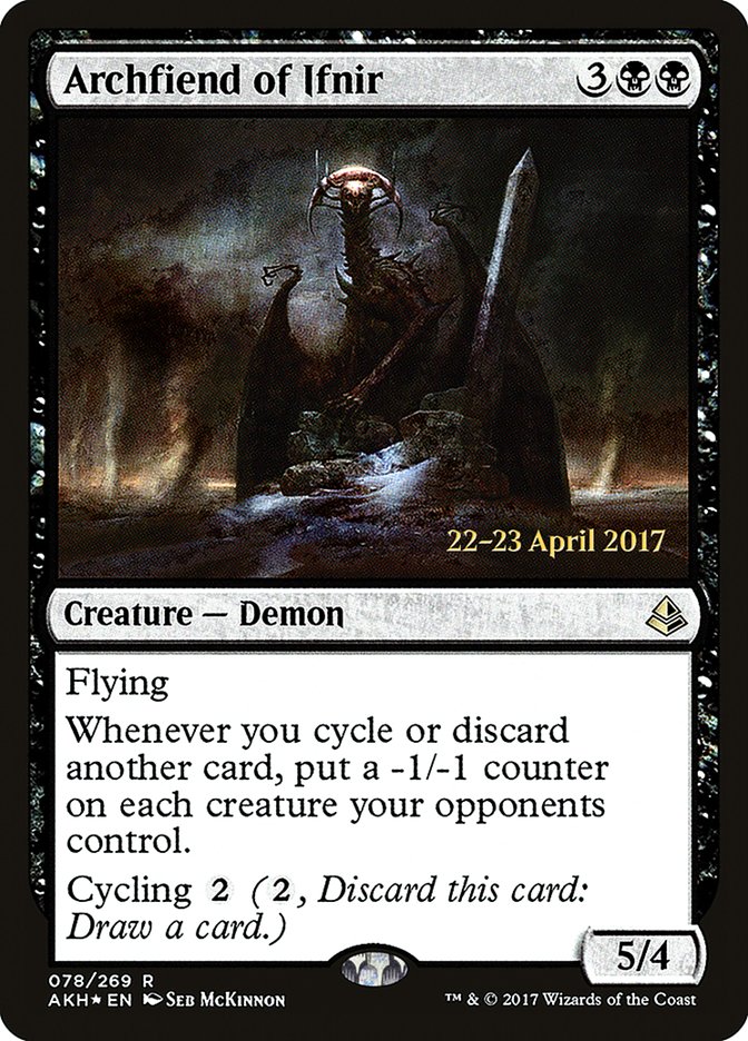 Archfiend of Ifnir [Amonkhet Prerelease Promos] | Chromatic Games