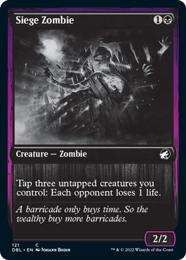 Siege Zombie [Innistrad: Double Feature] | Chromatic Games