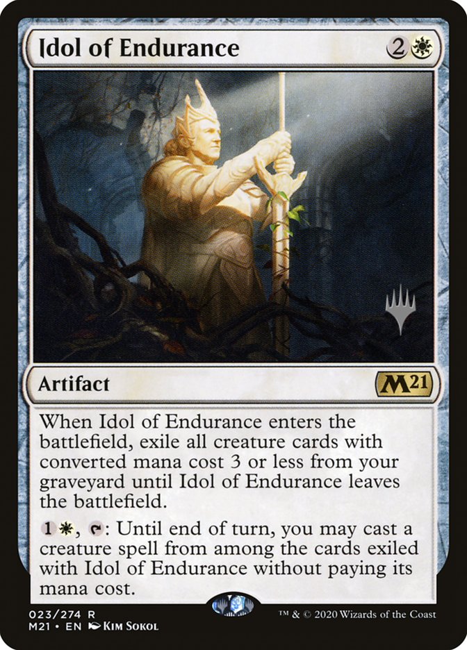 Idol of Endurance (Promo Pack) [Core Set 2021 Promos] | Chromatic Games