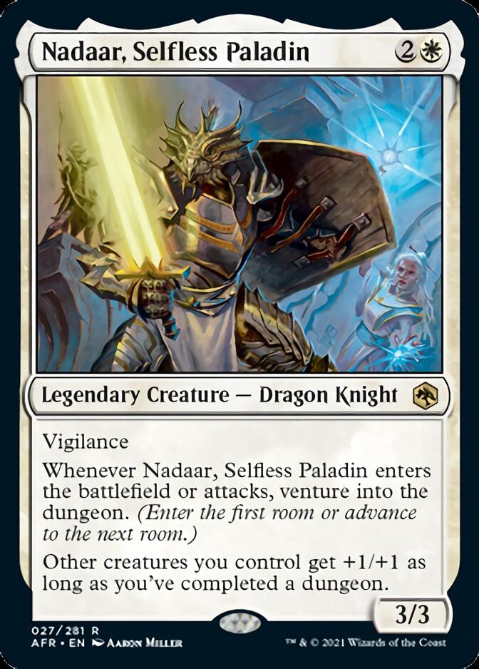 Nadaar, Selfless Paladin [Dungeons & Dragons: Adventures in the Forgotten Realms] | Chromatic Games