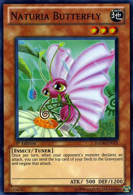 Naturia Butterfly [HA04-EN019] Super Rare | Chromatic Games