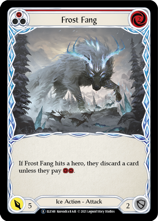 Frost Fang (Red) [U-ELE148] (Tales of Aria Unlimited)  Unlimited Rainbow Foil | Chromatic Games