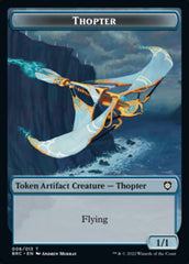 Copy // Thopter (006) Double-Sided Token [The Brothers' War Commander Tokens] | Chromatic Games