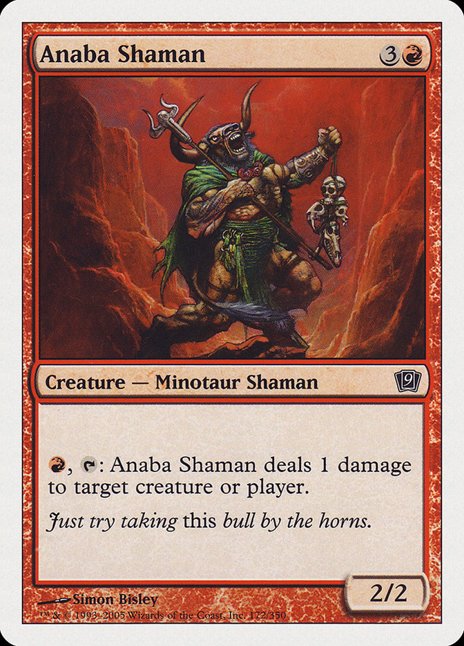 Anaba Shaman [Ninth Edition] | Chromatic Games