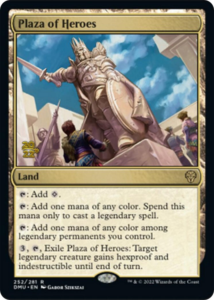 Plaza of Heroes [Dominaria United Prerelease Promos] | Chromatic Games