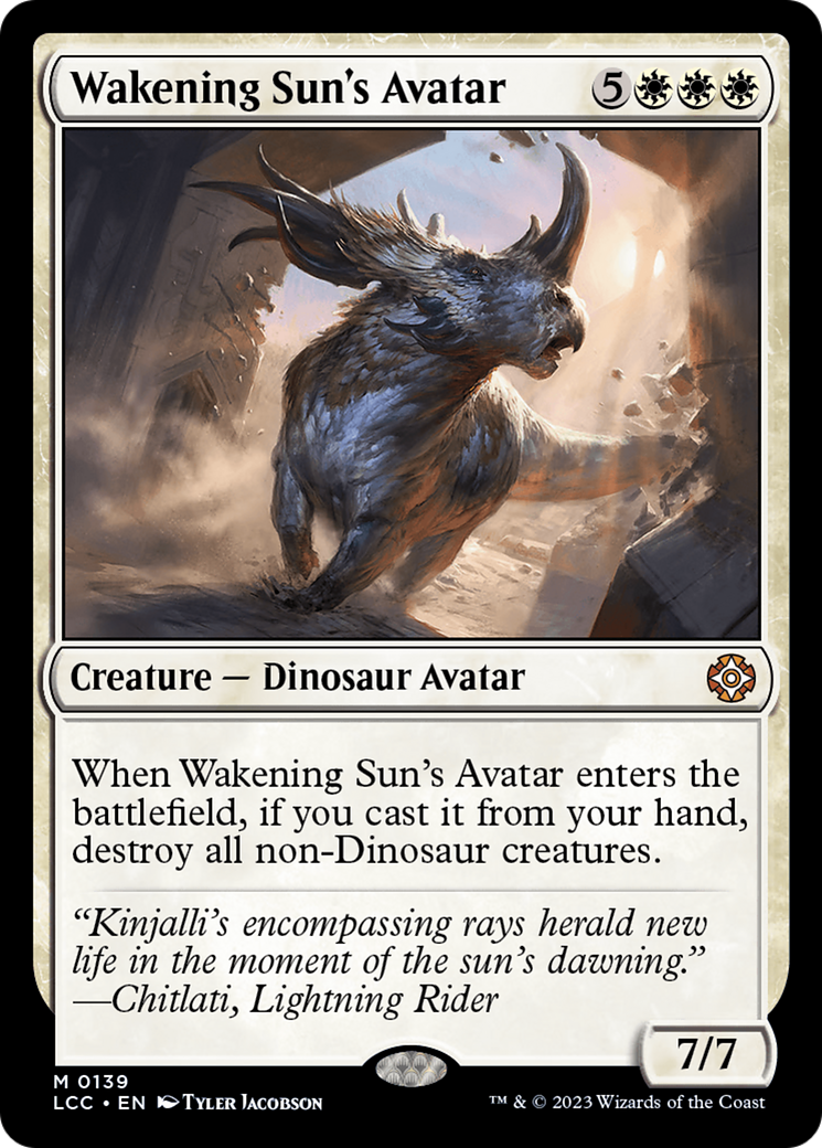 Wakening Sun's Avatar [The Lost Caverns of Ixalan Commander] | Chromatic Games