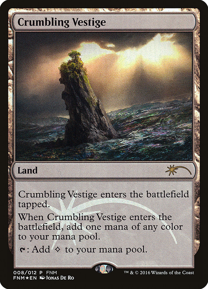 Crumbling Vestige [Friday Night Magic 2016] | Chromatic Games