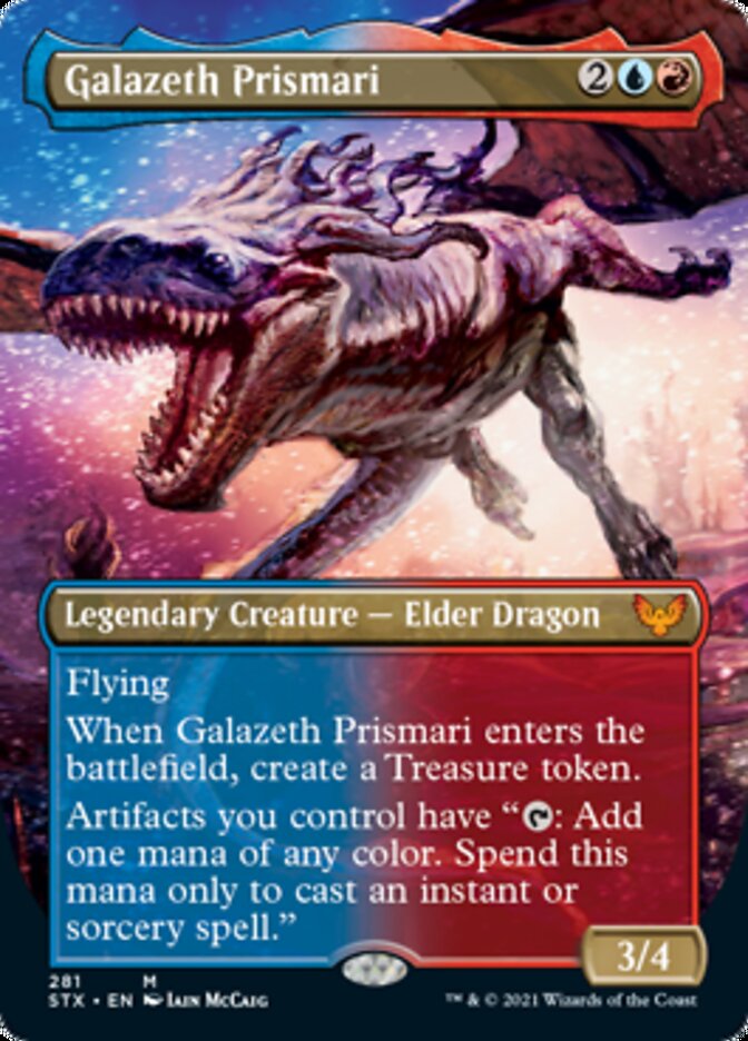 Galazeth Prismari (Borderless Alternate Art) [Strixhaven: School of Mages] | Chromatic Games