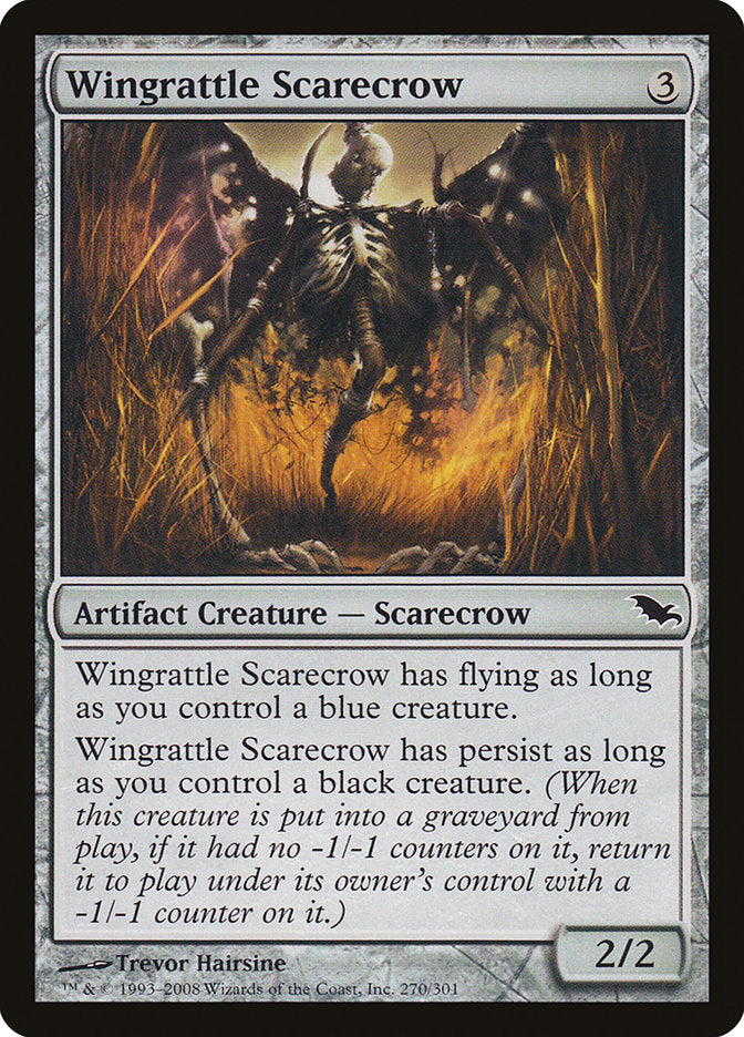 Wingrattle Scarecrow [Shadowmoor] | Chromatic Games