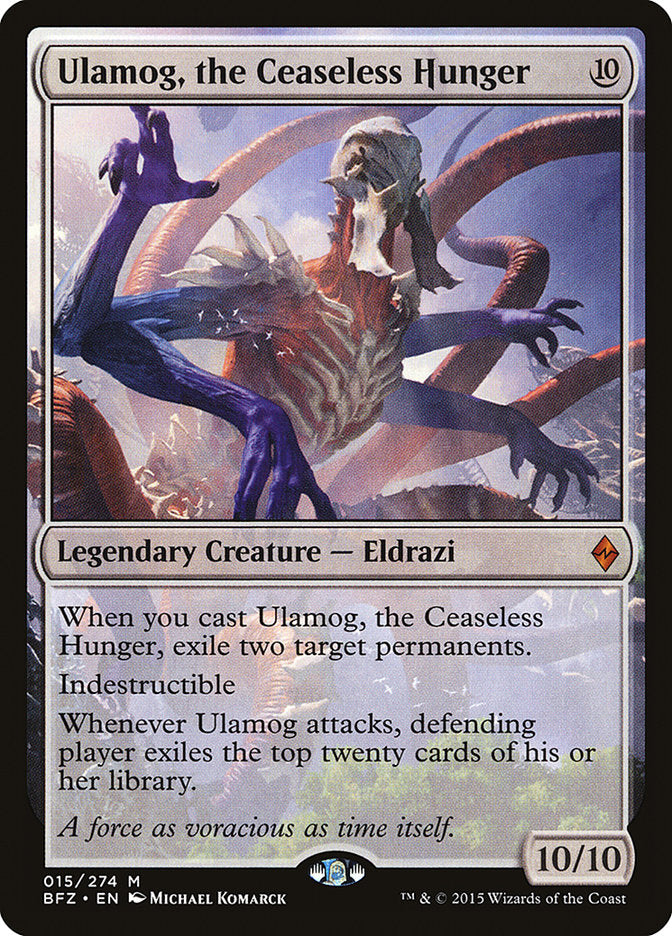 Ulamog, the Ceaseless Hunger [Battle for Zendikar] | Chromatic Games