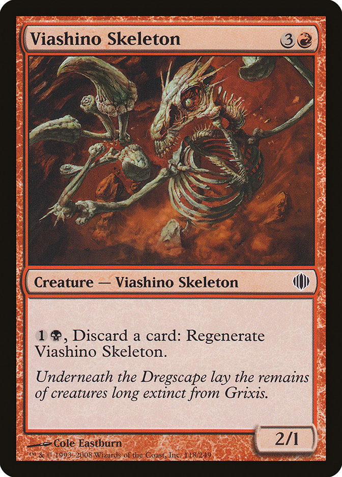 Viashino Skeleton [Shards of Alara] | Chromatic Games