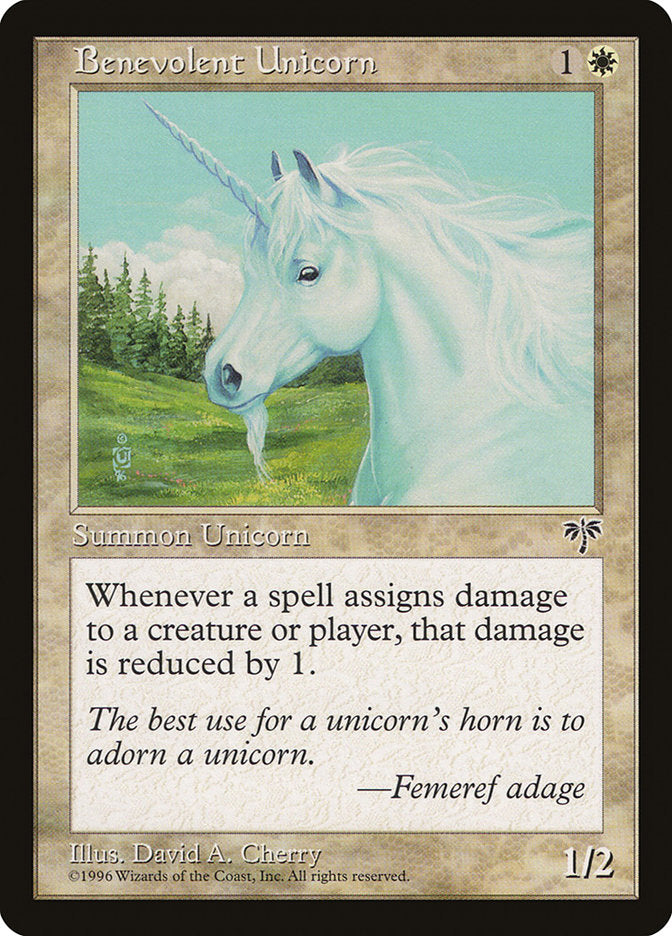 Benevolent Unicorn [Mirage] | Chromatic Games