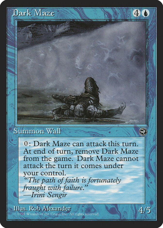 Dark Maze (Irini Sengir Flavor Text) [Homelands] | Chromatic Games