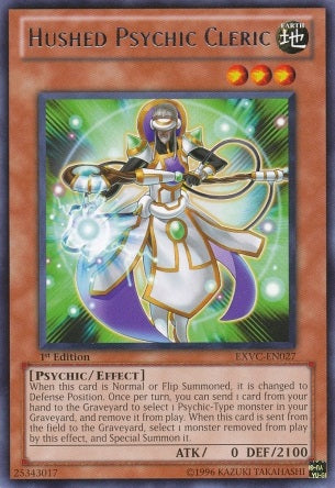 Hushed Psychic Cleric [EXVC-EN027] Rare | Chromatic Games