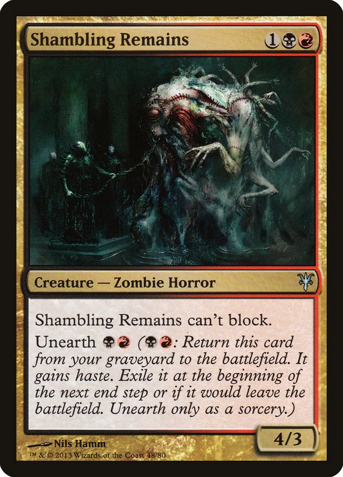 Shambling Remains [Duel Decks: Sorin vs. Tibalt] | Chromatic Games