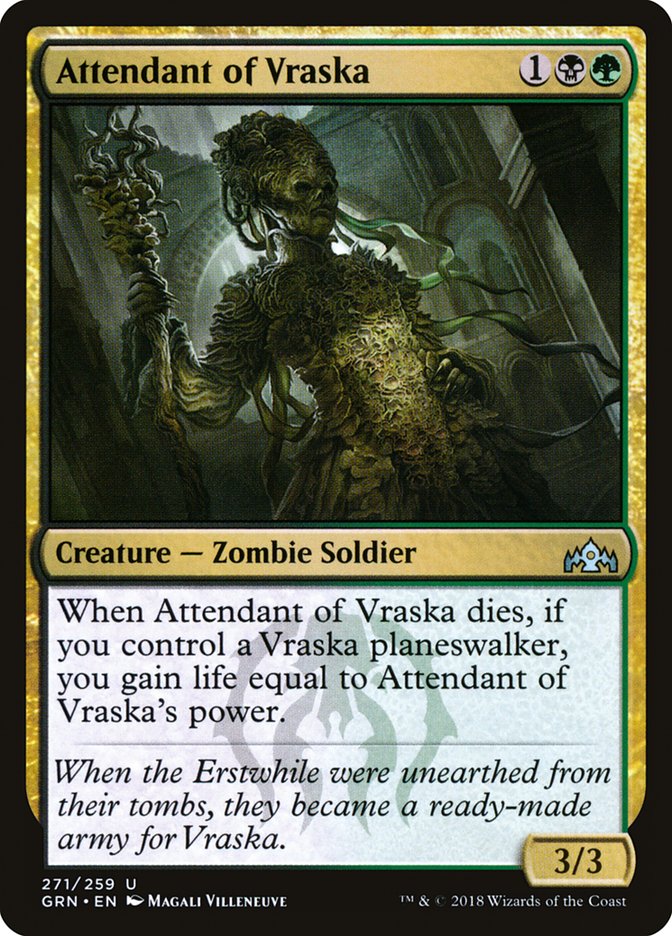 Attendant of Vraska [Guilds of Ravnica] | Chromatic Games