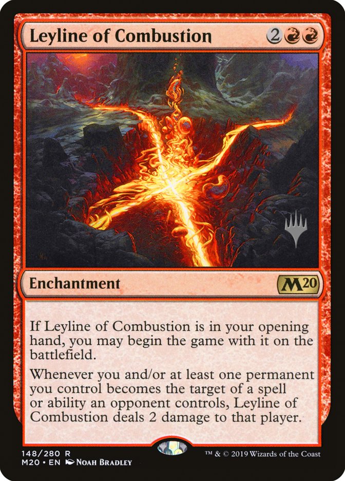 Leyline of Combustion (Promo Pack) [Core Set 2020 Promos] | Chromatic Games