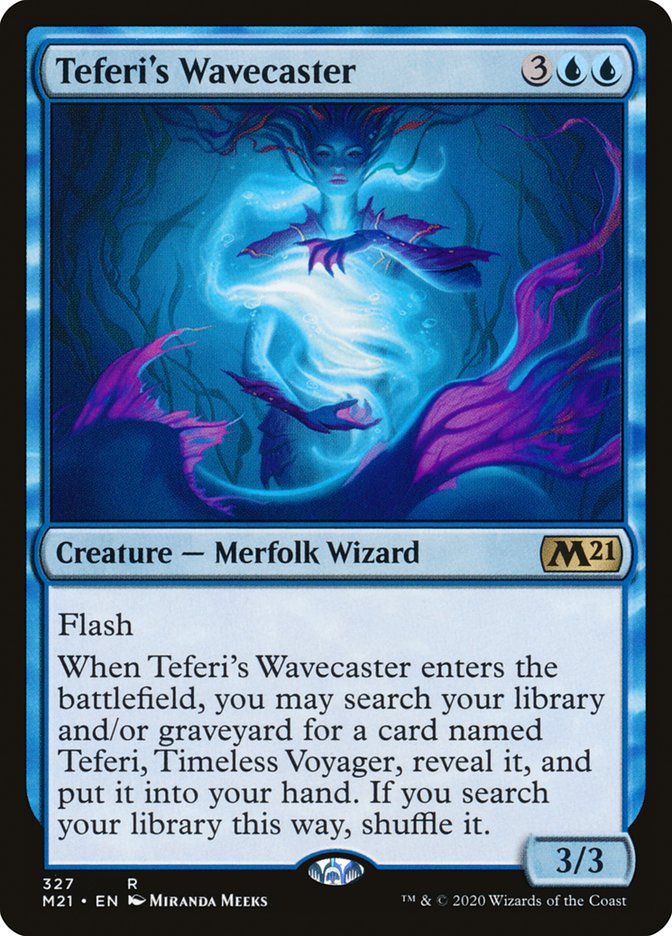 Teferi's Wavecaster [Core Set 2021] | Chromatic Games