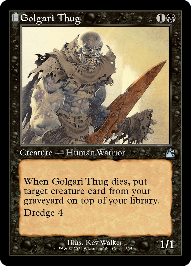 Golgari Thug (Retro Frame) [Ravnica Remastered] | Chromatic Games