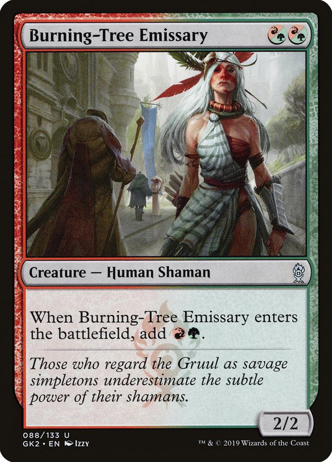 Burning-Tree Emissary [Ravnica Allegiance Guild Kit] | Chromatic Games