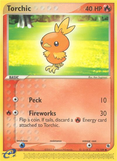 Torchic (73/109) [EX: Ruby & Sapphire] | Chromatic Games